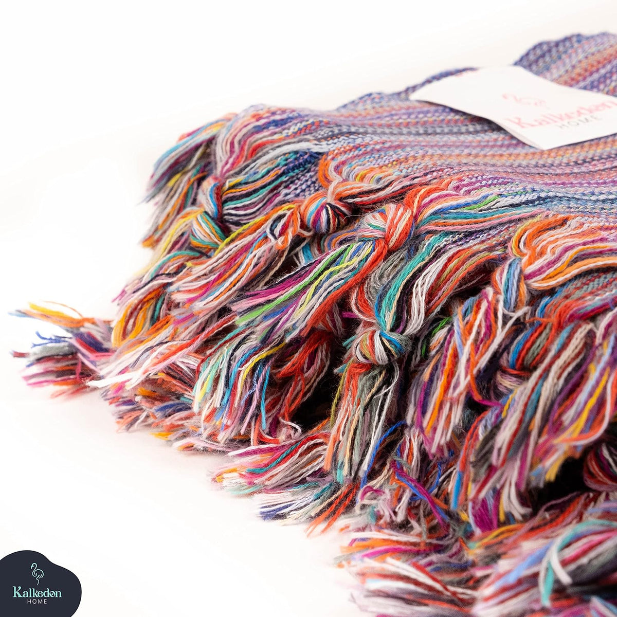 Rainbow Beach Towel | Sarong |Luxurious Turkish Towel | Turkish Cotton Beach Blanket |Picnic Blanket |Peshtemal | Wrap | Pareo |Yoga Blanket (Purple)