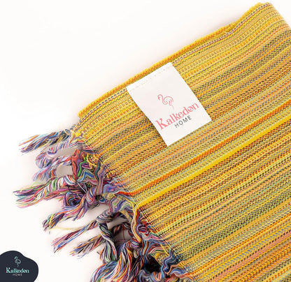Rainbow Beach Towel | Sarong |Luxurious Turkish Towel | Turkish Cotton Beach Blanket |Picnic Blanket |Peshtemal | Wrap | Pareo |Yoga Blanket (Purple)