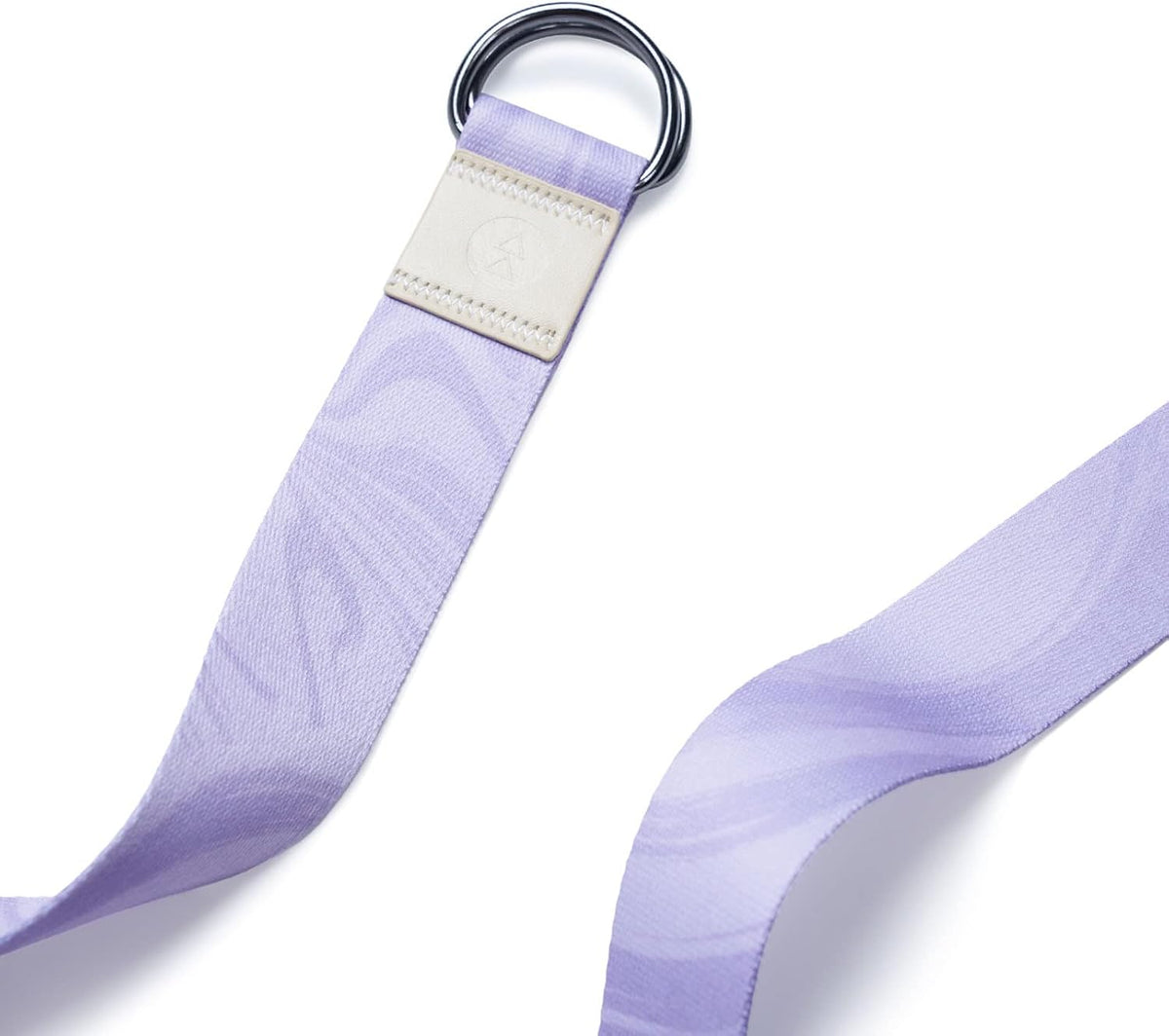 The Yoga Strap | Luxurious, Extra Long, Super Soft, Eco Printed | Studio Quality, Adjustable | Safely Stretch Further and Hold Longer | 8 ft Long