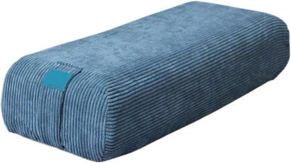 1PC Yoga Bolster Pillow,Rectangular Meditation Cushion,Lightweight Yoga Prop,Restorative Yoga Pillow,Pilates Support Cushion(Purple)