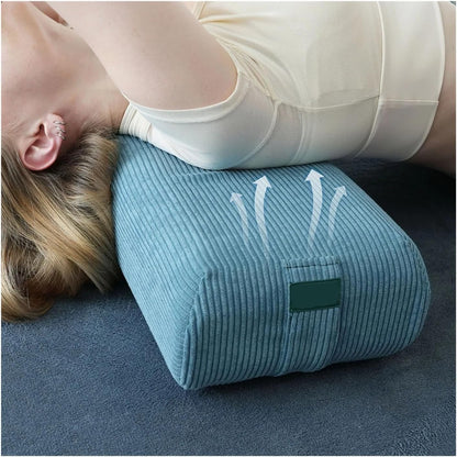 1PC Yoga Bolster Pillow,Rectangular Meditation Cushion,Lightweight Yoga Prop,Restorative Yoga Pillow,Pilates Support Cushion(Purple)