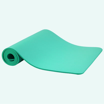 1/2-inch Thick High Density Exercise Yoga Mat with Carrying Strap