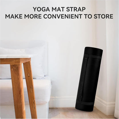 1/2-inch Thick High Density Exercise Yoga Mat with Carrying Strap