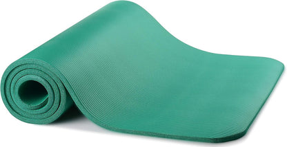 1/2-inch Thick High Density Exercise Yoga Mat with Carrying Strap