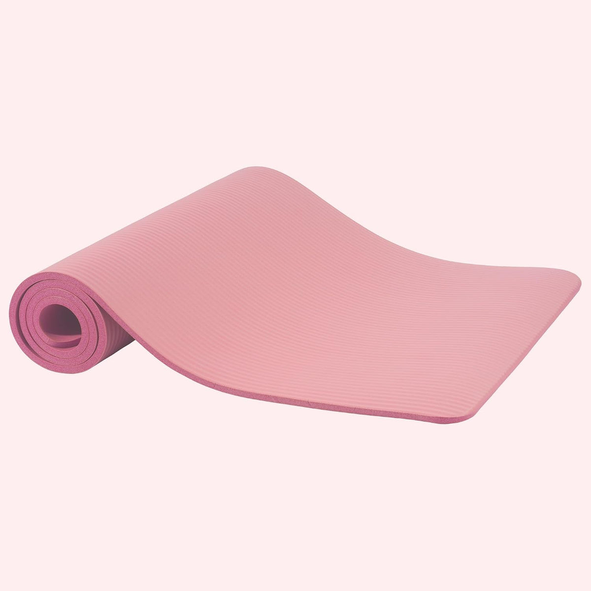 1/2-inch Thick High Density Exercise Yoga Mat with Carrying Strap