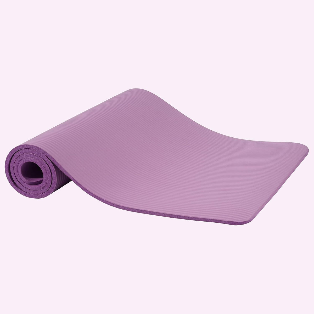 1/2-inch Thick High Density Exercise Yoga Mat with Carrying Strap