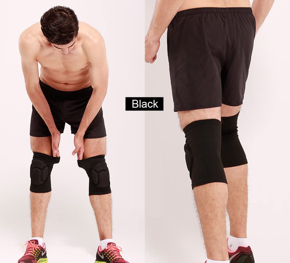 Knee Pads for Women & Men, Basketball Knee Pads Volleyball Knee Pads for Women Men Wrestling Knee Pads Wrestling Gear, Crash Pad Snowboarding Gear Knee Protector Soft Knee Pads for Work (Medium