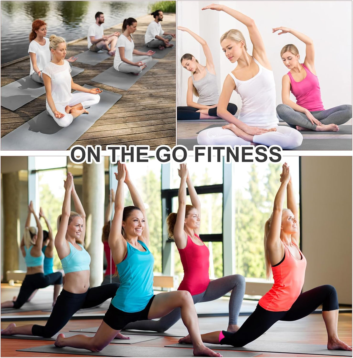 3 mm Thin Yoga Mats Bulk, 68 x 24 in