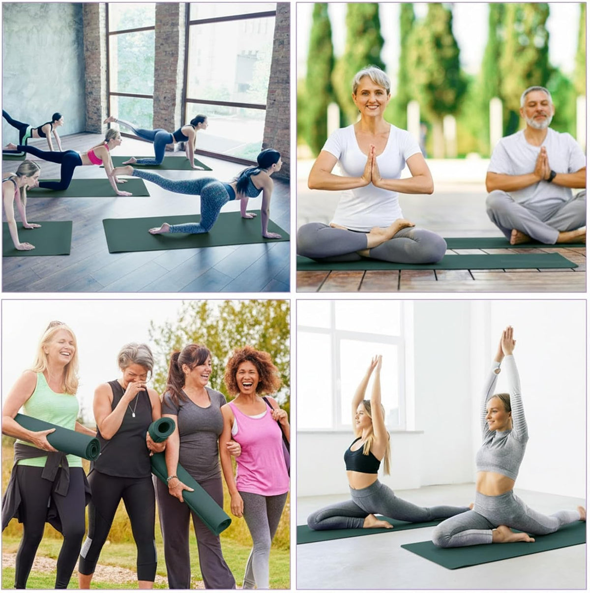 3 mm Thin Yoga Mats Bulk, 68 x 24 in