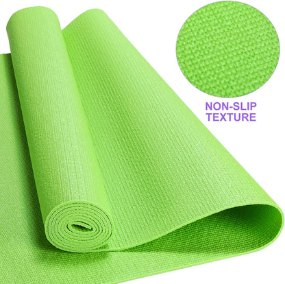 3 mm Thin Yoga Mats Bulk, 68 x 24 in