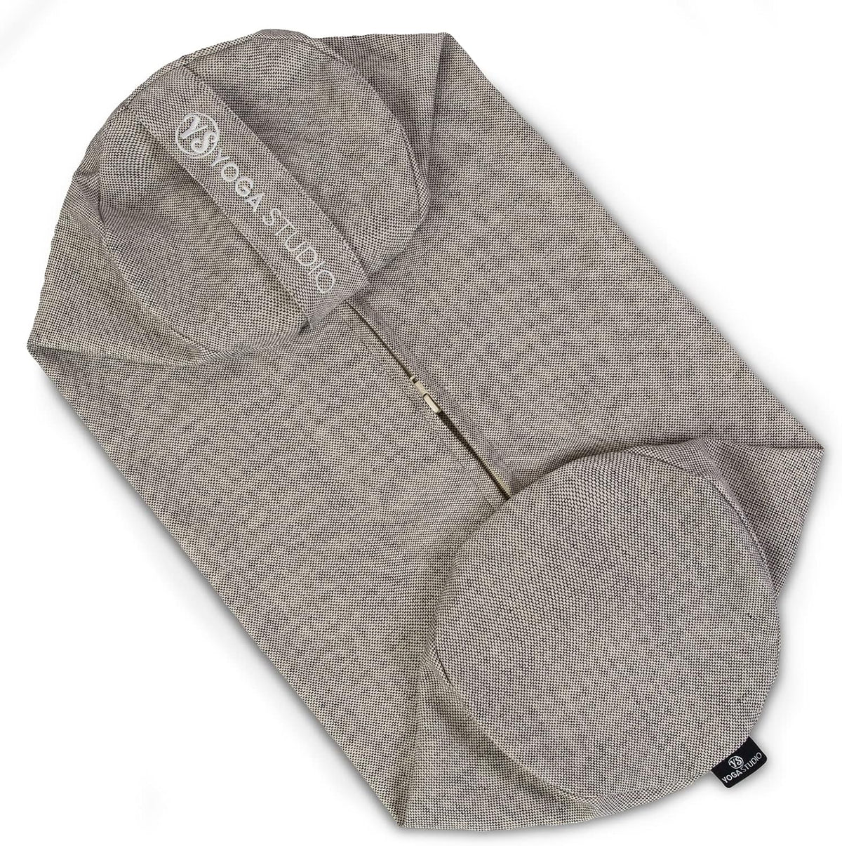 Spare Organic Cotton Bolster Covers With Handle And Zipper (Two Toned - Navy)