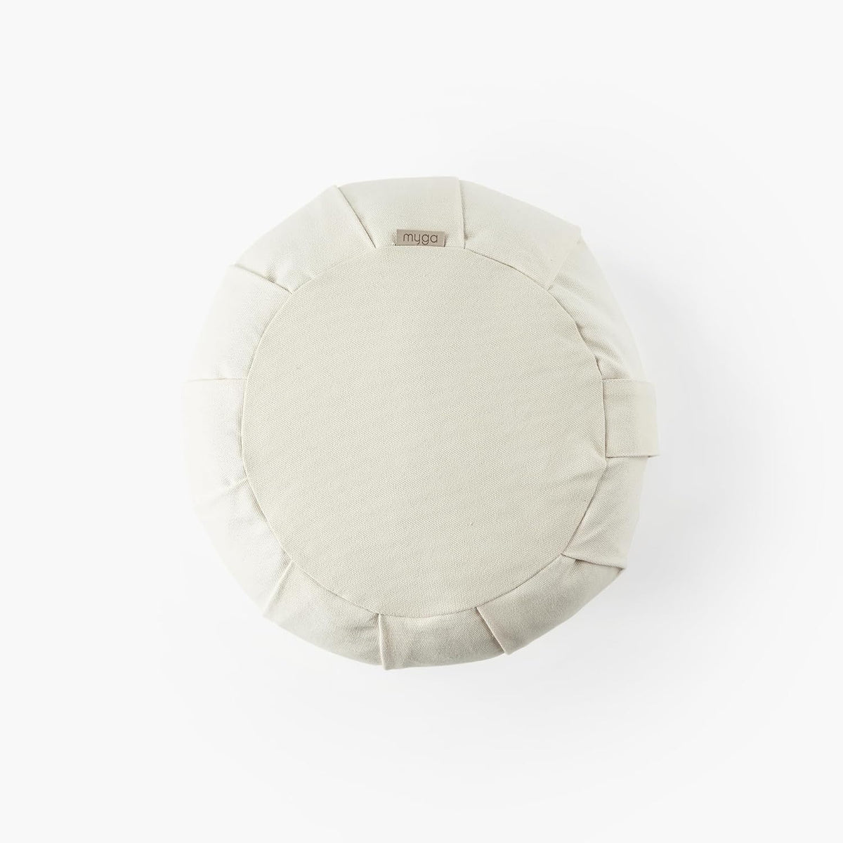 Zafu Yoga Meditation Cushion with Washable Cover - Floor Cushion Pillow with Natural Buckwheat Filling - Soft Round Cotton Design for Meditating or Pranayama Exercises