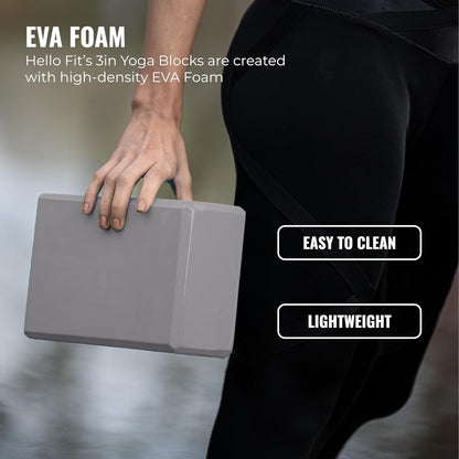 3in Foam Bulk Yoga Blocks, 10 Pack