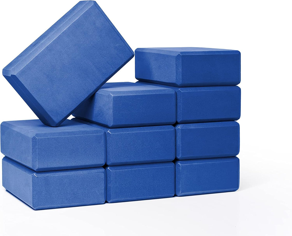 3in Foam Bulk Yoga Blocks, 10 Pack