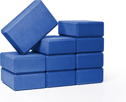 3in Foam Bulk Yoga Blocks, 10 Pack
