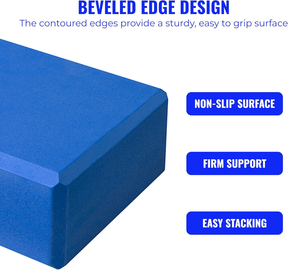 3in Foam Bulk Yoga Blocks, 10 Pack