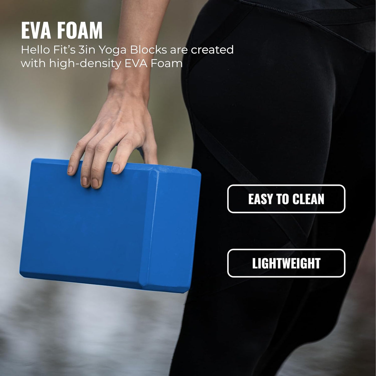 3in Foam Bulk Yoga Blocks, 10 Pack