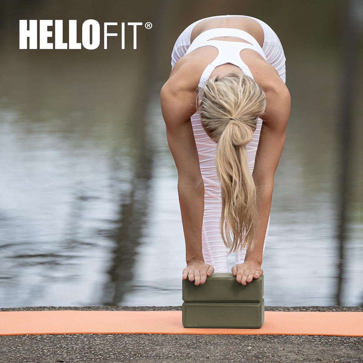 3in Foam Bulk Yoga Blocks, 10 Pack