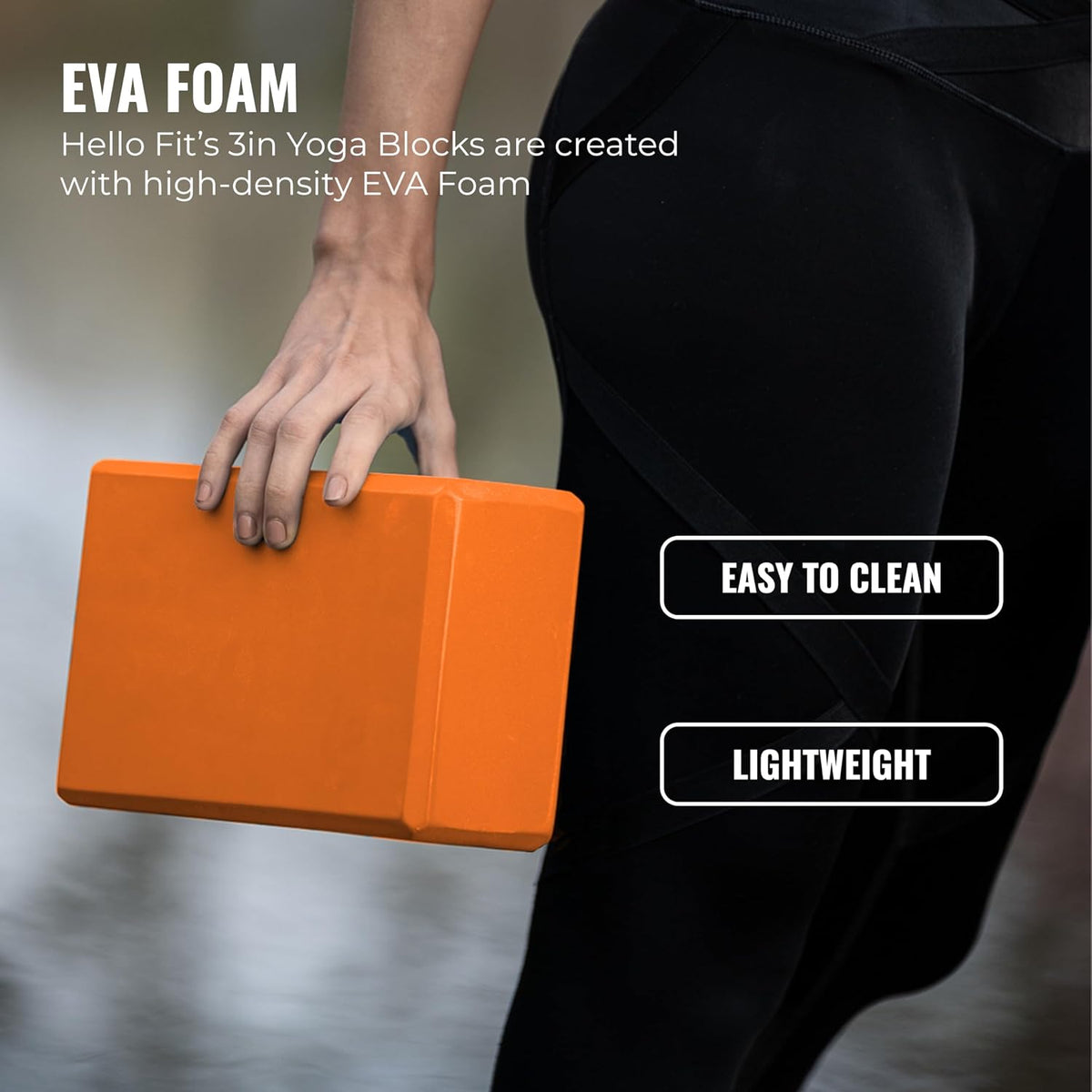 3in Foam Bulk Yoga Blocks, 10 Pack