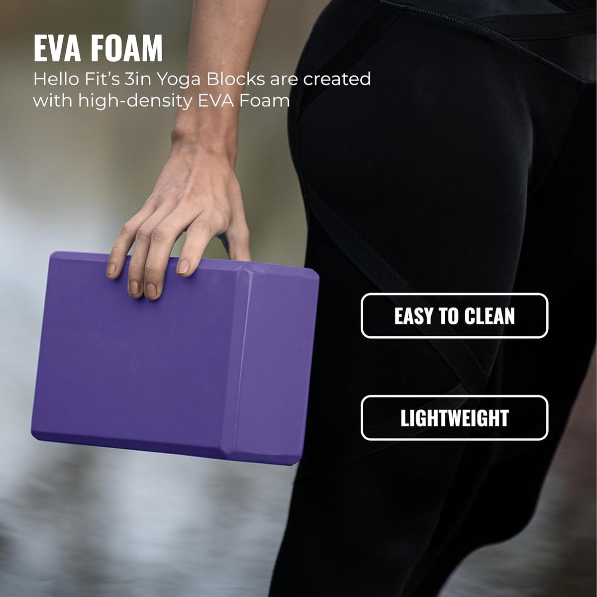 3in Foam Bulk Yoga Blocks, 10 Pack