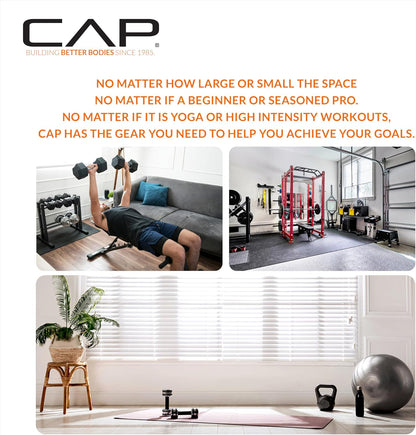 Barbell All Purpose Folding Anti Tear Exercise Training Aerobic Fitness Gym & Gymnastics Balance Mat | Multiple colors
