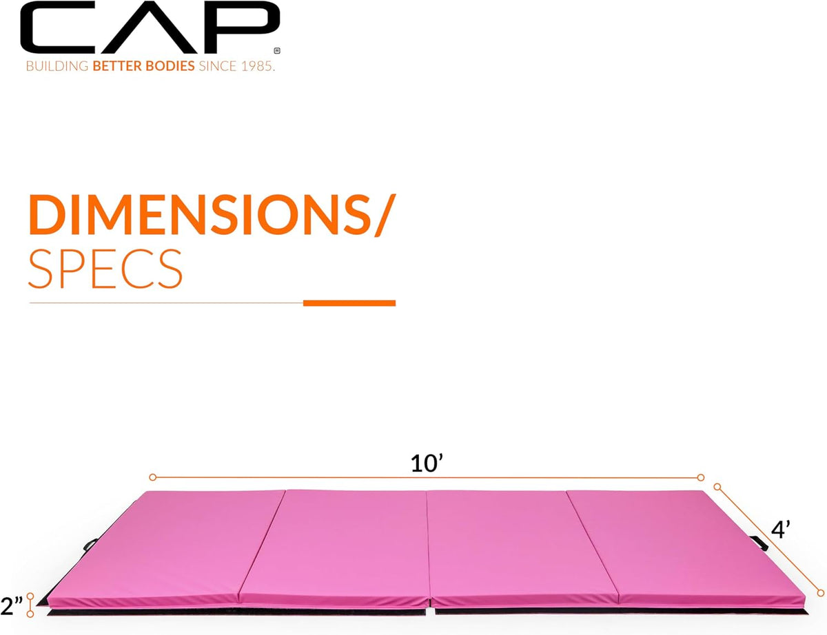 Barbell All Purpose Folding Anti Tear Exercise Training Aerobic Fitness Gym & Gymnastics Balance Mat | Multiple colors