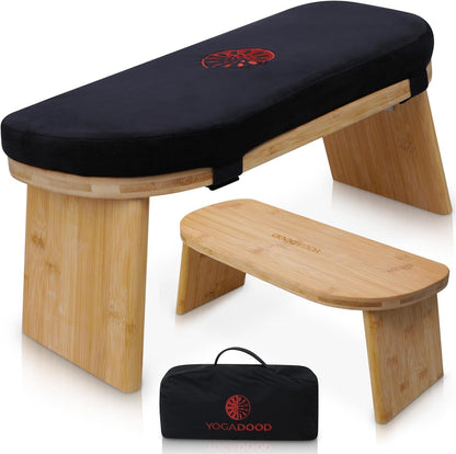 Meditation Bench - Folding Bamboo Meditation Stool