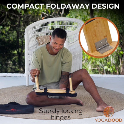 Meditation Bench - Folding Bamboo Meditation Stool