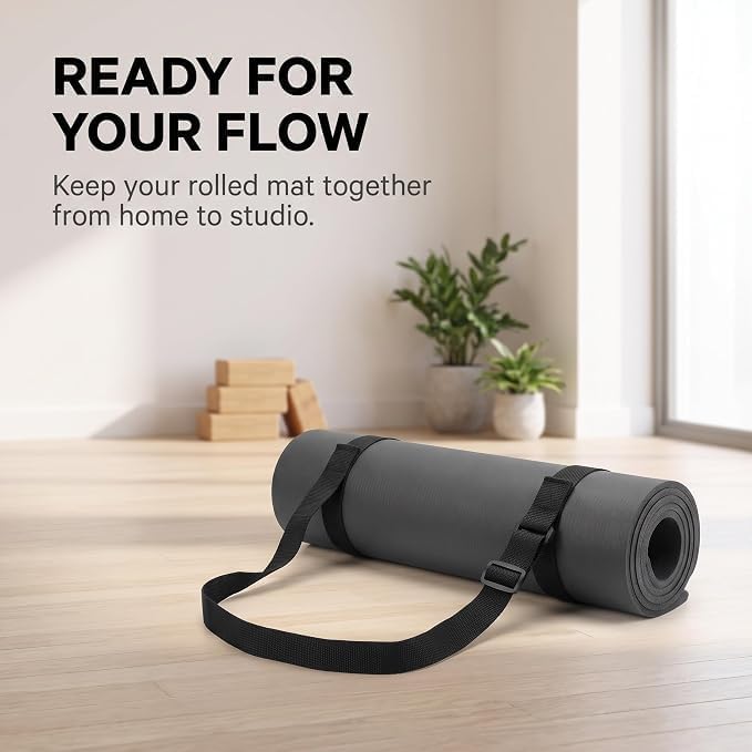 Yoga Mat Straps For Carrying - Yoga Mat Elastic Straps,Adjustable Yoga Carrying Strap Holder Straps,Exercise Mat Carrier Strap,Weight Loss Fitness Binding Rope,Exercise and Fitness Accessories