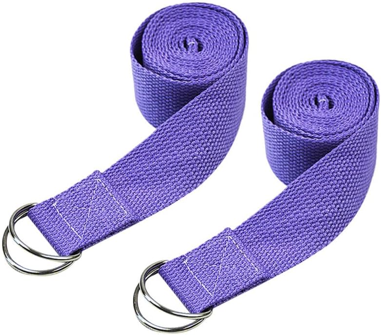 Yoga Stretch Belt 72 Inch Elastic Fitness Stretch Band with Durable Buckle for Flexibility Muscle Stretching and Daily Exercise