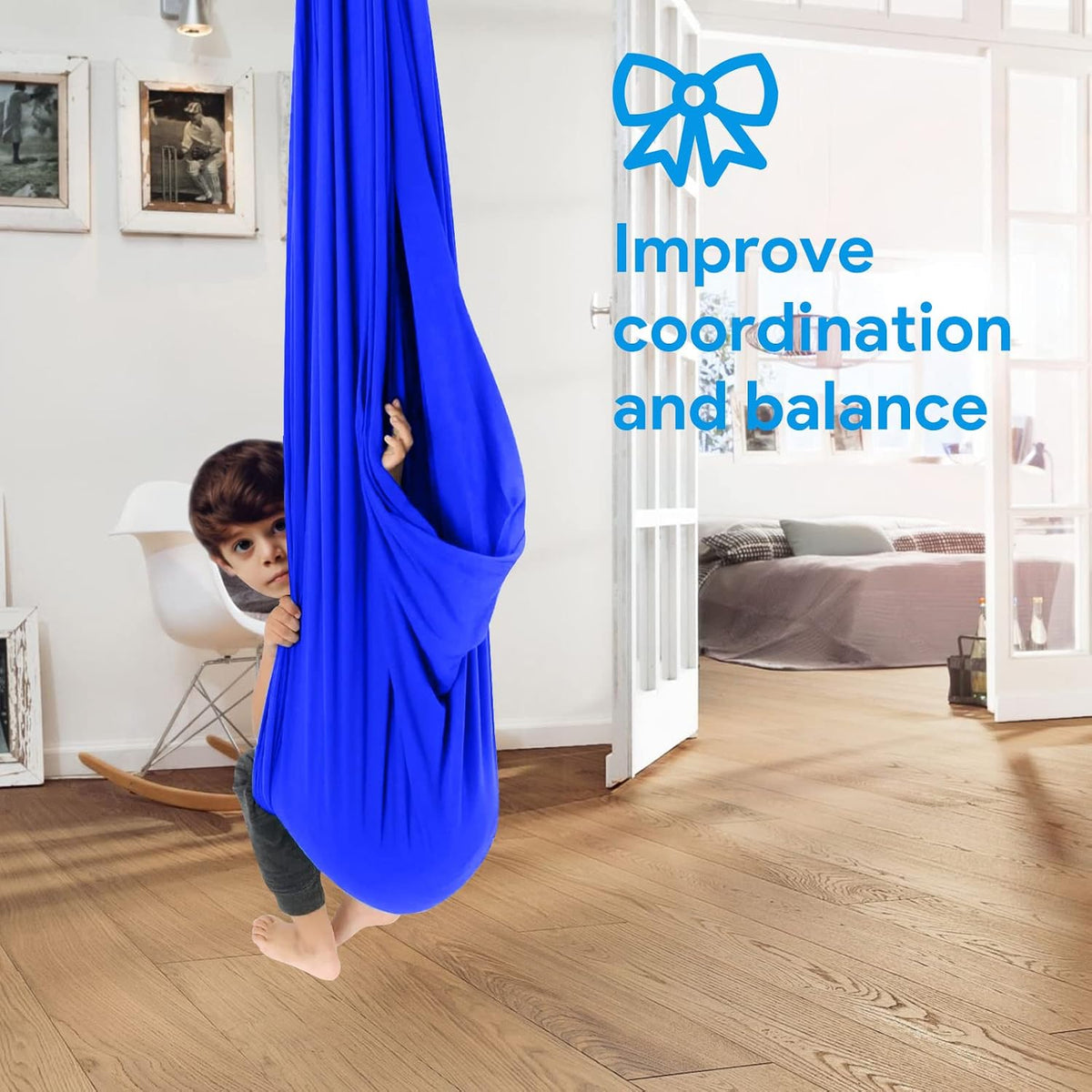 Sensory Swing, Therapy Swing for Kids & Adults, Cuddle Swing Indoor Outdoor