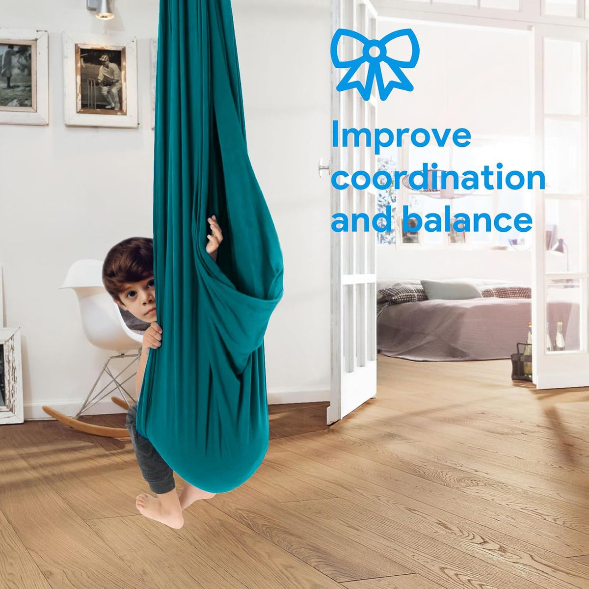 Sensory Swing, Therapy Swing for Kids & Adults, Cuddle Swing Indoor Outdoor