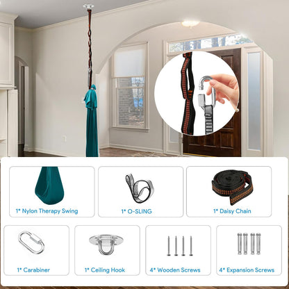 Sensory Swing, Therapy Swing for Kids & Adults, Cuddle Swing Indoor Outdoor