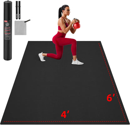 Extra Large Exercise Mat 10'x6'/9'x6'/8'x6'/7'x5'/6'x4' (8mm)