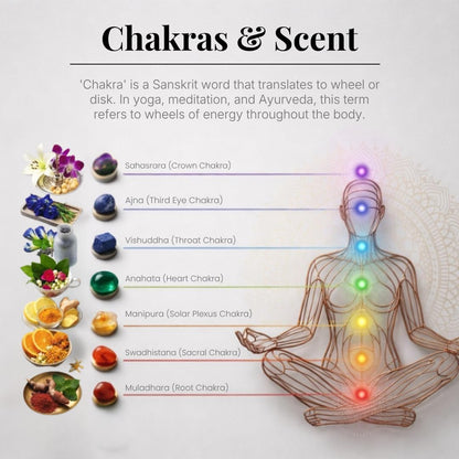 7 Chakra Smokeless Incense Bricks Gift Set, 14 Bricks