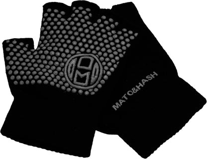 Yoga Pilates Fingerless Exercise Grip Gloves