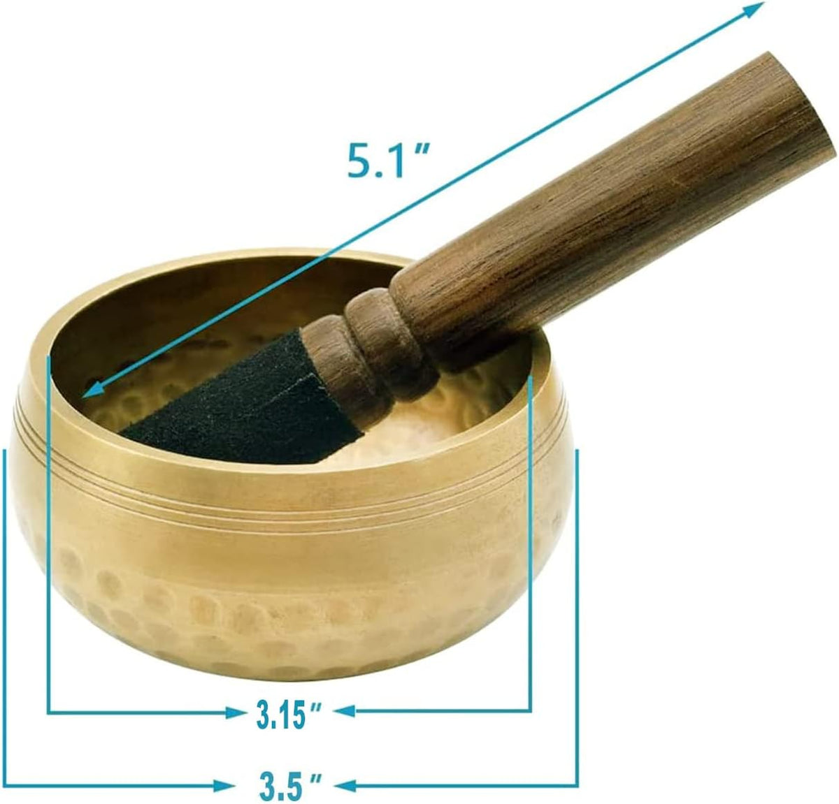 singing bowl (Black 3.15 inch set)
