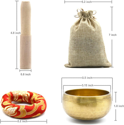 singing bowl (Black 3.15 inch set)