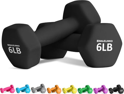 Home Gym Equipment Workouts Strength Training Weight Loss Pilates Yoga Dumbbell Set, Weights for Women, Men, Seniors and Youth