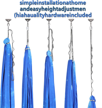 Sensory Swing, Indoor & Outdoor Sensory Swing for Kids & Adults, Double Layer Therapy Cuddle Swing for Kid with Autism, Holds up to 300lbs, Pink