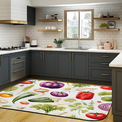 Red Hot Chili Pepper on Black Large Area Rug 4x6 Ft Washable Stain Resistant Rugs Non-Slip Soft Modern Carpet for Home Kitchen Living Room Office Party Decor