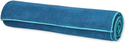 Stay-Put Yoga Mat Towel, Non-Slip, Corner Pockets