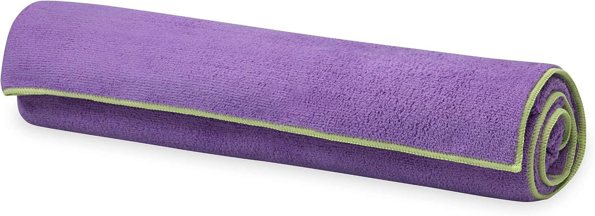 Stay-Put Yoga Mat Towel, Non-Slip, Corner Pockets