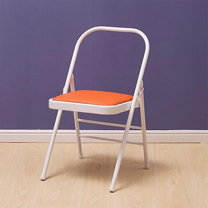 Brown Backless Yoga Chair, Pilates Yoga Chair, PU Leather, Double Beam Design, Folding Yoga Chair, Iyengar Yoga Chair, Yoga Inversion Chair, Size: 47 * 45 * 82cm