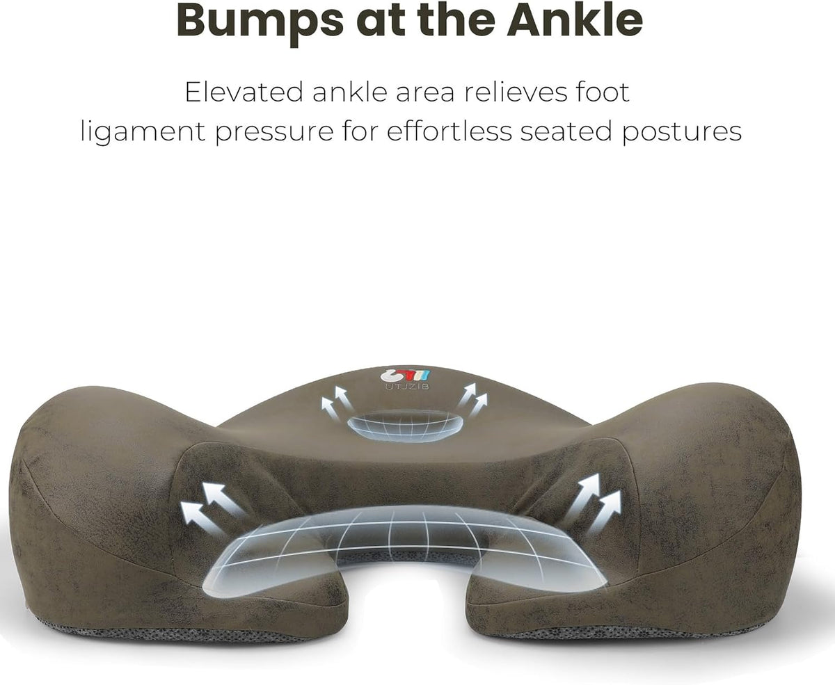 Meditation Cushion Memory Foam Floor Pillow for Cross Legged Sitting