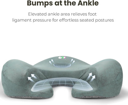 Meditation Cushion Memory Foam Floor Pillow for Cross Legged Sitting