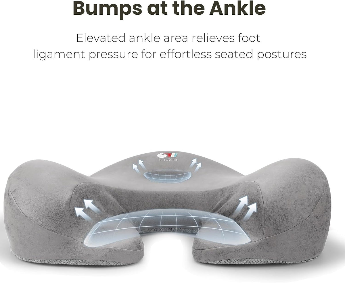 Meditation Cushion Memory Foam Floor Pillow for Cross Legged Sitting
