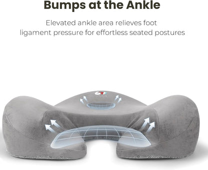 Meditation Cushion Memory Foam Floor Pillow for Cross Legged Sitting