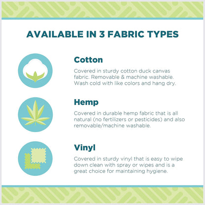 Pranayama Yoga Bolster - Expand Chest for Deeper Breath Work, Made in USA with Eco-Friendly Materials - Studio Grade Firm Pranayama Support Cushion - Natural Cotton, Hemp or Vinyl, 27"L x 6"W x 5"H