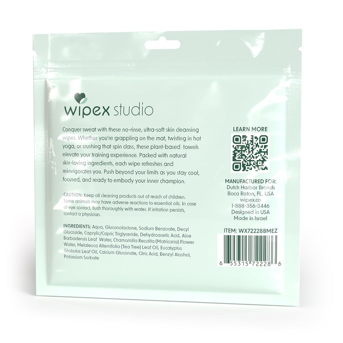 Embody Body Wipes, EWG VERIFIED, 25 Count Travel Pack, Tea Tree & Eucalyptus with Aloe & Chamomile, No-Rinse After Workout Wipes for Gym, Yoga, Sports & Travel
